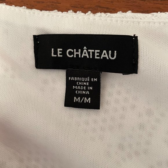 Le Chateau Asymmetrical Lace Summer Dress - Picture 6 of 6